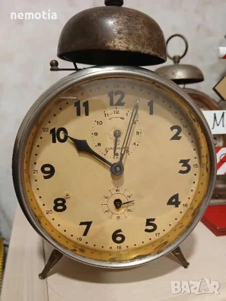 junghans  антикварен будилник работещ, снимка 1