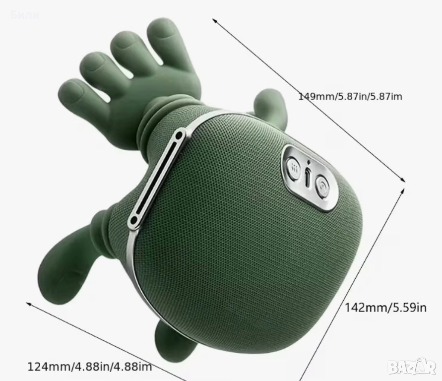 4D безжичен масажор за врат и рамене, снимка 1