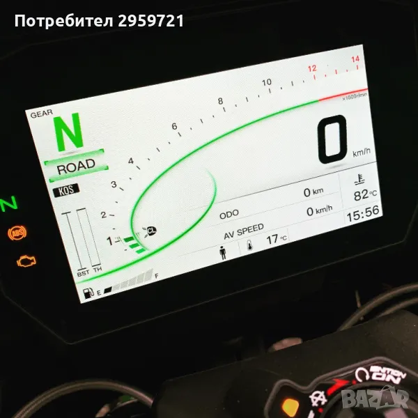 Табло kawasaki H2 работещо за дисплей, снимка 1