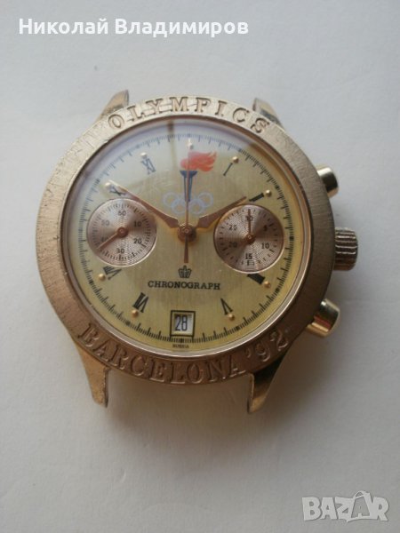 Полет хронограф Poljot chronograph олимпиада Барселона мъжки часовник, снимка 1