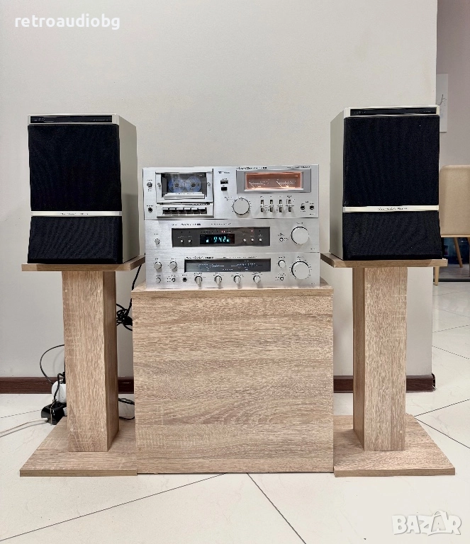 🔊Ретро аудио сет - система FISHER - дек, усилвател, тунер и тонколони🔊, снимка 1
