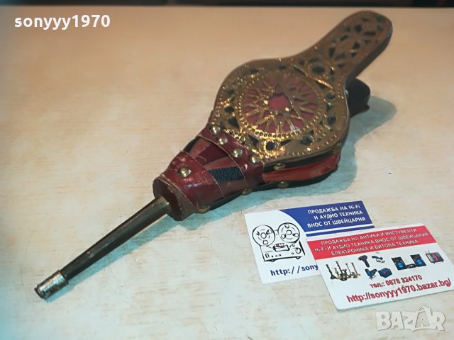 духало мед/месинг-внос france 2005211335, снимка 7 - Антикварни и старинни предмети - 32942452