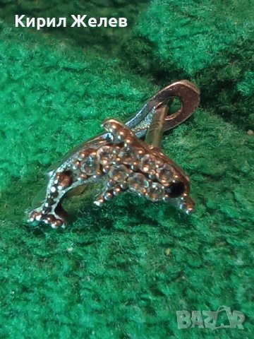 МАЛКА СРЕБЪРНА СКЪПОЦЕННА ОБЕЦА СРЕБРО 925 АНГЛИЯ с ЭАСЕТИРАНИ ЦИРКОНЧЕТА 28790, снимка 2 - Обеци - 37300299