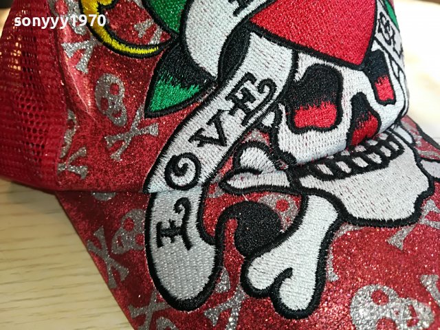 ED HARDY-RED 1203231619, снимка 6 - Шапки - 39972894
