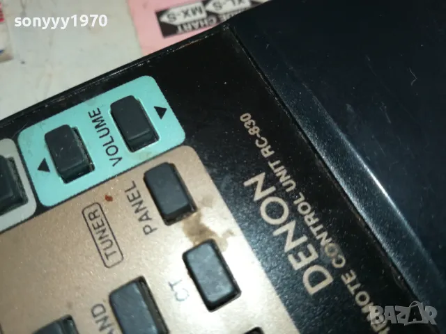 DENON RC-830 ORIGINAL AUDIO REMOTE-ВНОС SWISS 2601251500, снимка 3 - Други - 48835025