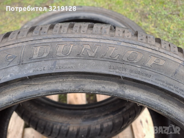 2бр.нови гуми DUNLOP SP Winter Sport 3D 285/35 R18, снимка 6 - Гуми и джанти - 53402705