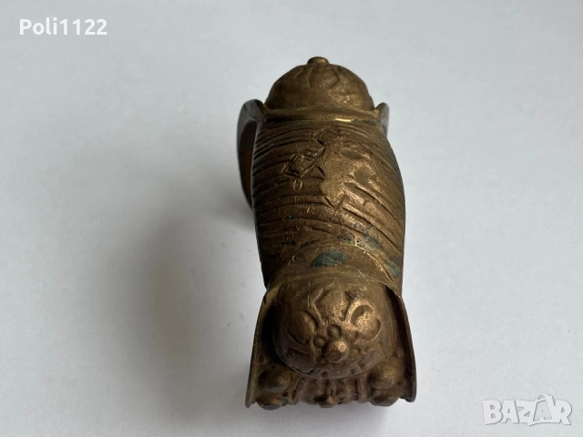 Възрожденска гривна рогатка, снимка 4 - Антикварни и старинни предмети - 51745078