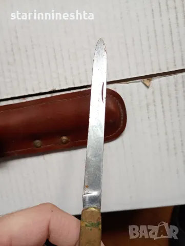 РЕДКАЖ Чисто Ново дегустационно старо джобно ножче нож джобна ножка, снимка 3 - Антикварни и старинни предмети - 48478856