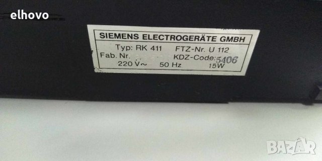 Радио Siemens planar 411, снимка 5 - Радиокасетофони, транзистори - 43830474