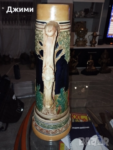 много голяма халба, снимка 6 - Антикварни и старинни предмети - 52404419