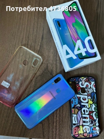 Samsung A40 64GB Blue, снимка 3 - Samsung - 53465404