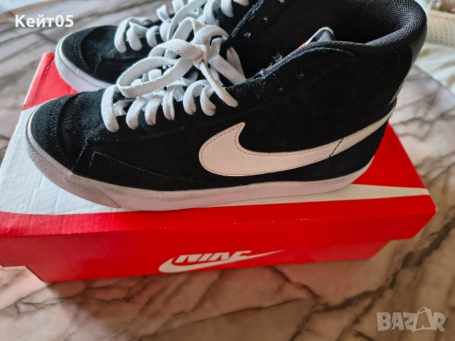 Nike - високи кецове,сникърси, естествена кожа, снимка 4 - Кецове - 53601260