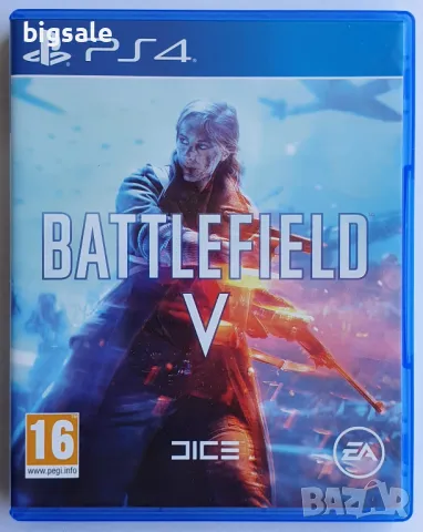 Перфектен диск игра Battlefield 5 V PS4 Playstation 4 Плейстейшън PS5, снимка 1 - Игри за PlayStation - 47429549