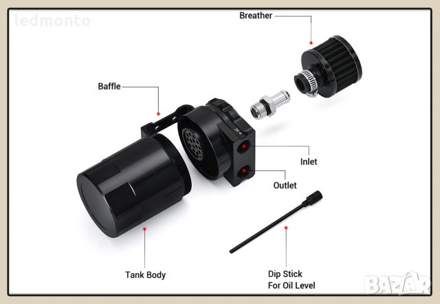 Филтър за картерни газове, маслен сепаратор, уловител масло, снимка 8 - Аксесоари и консумативи - 33203289