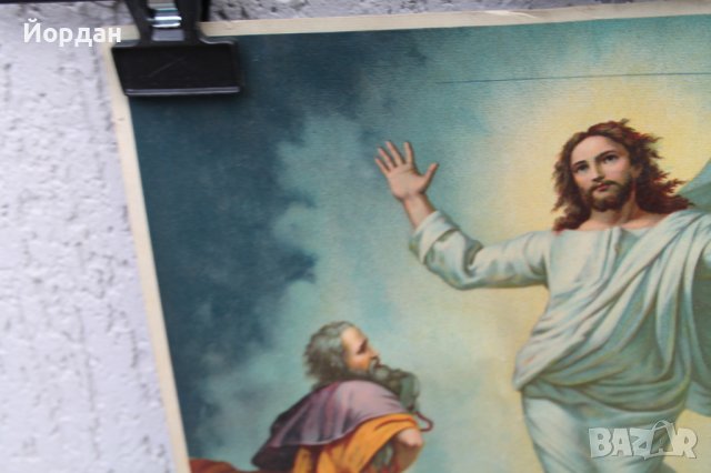 Стара литография, снимка 2 - Антикварни и старинни предмети - 43674469