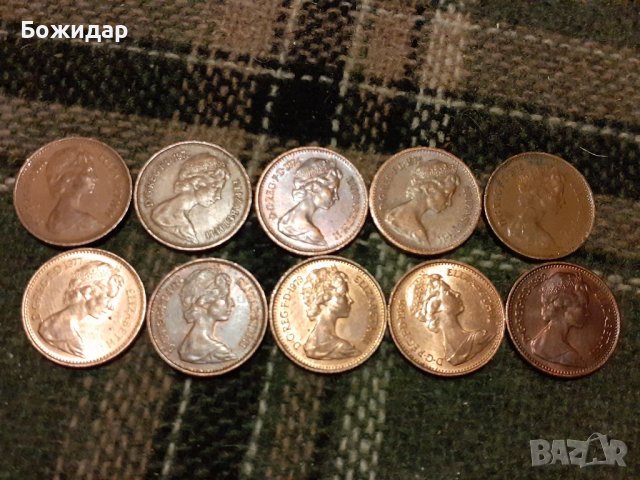 1/2 ПЕНИ. ВЕЛИКОБРИТАНИЯ.10броя., снимка 2 - Нумизматика и бонистика - 38221259