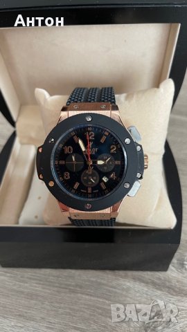 HUBLOT Модел: Big Bang Gold стилен мъжки часовник, снимка 4 - Мъжки - 34808157