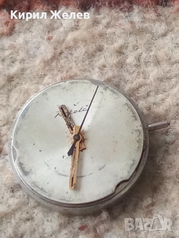 Механизъм с циферблат от стар ръчен часовник 52059, снимка 5 - Мъжки - 52260735