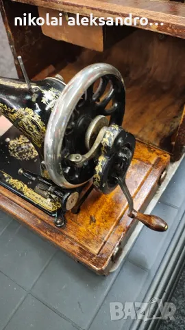 шевна машина сингер 1913, снимка 3 - Антикварни и старинни предмети - 49884787