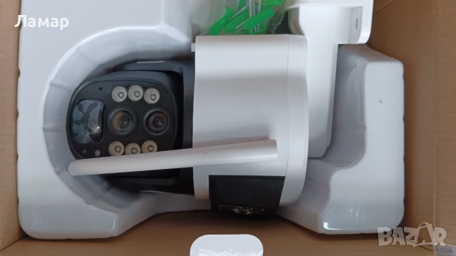 Двойна соларна безжична въртяща камера 4G 6MP 10zoom работи с СИМ SIM карта мобилни данни от тел. оп, снимка 9 - Други - 51219045