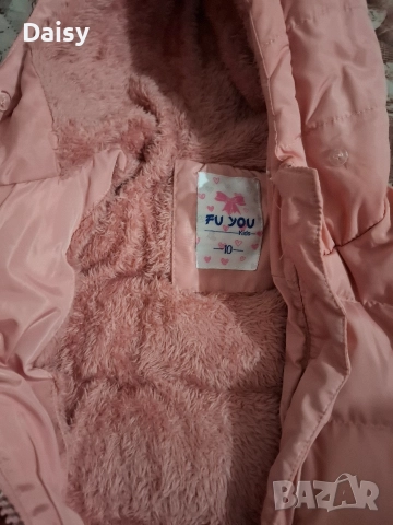 Детско зимно яке розово, снимка 3 - Детски якета и елеци - 52794337