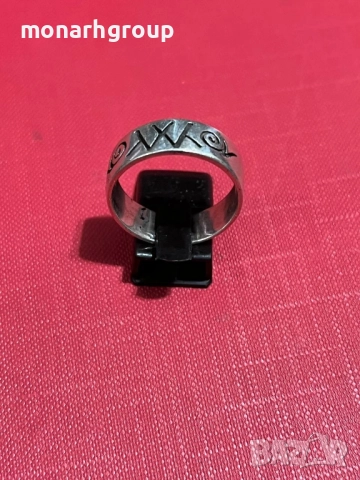 Сребърен пръстен, снимка 3 - Пръстени - 52161733