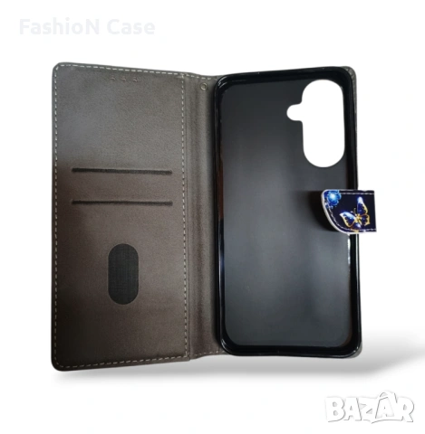 Кожен шарен калъф тип тефтер книга за Samsung A37, снимка 3 - Калъфи, кейсове - 53494983