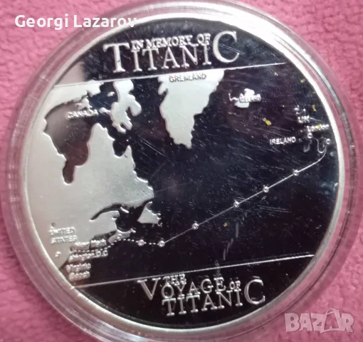 Титаник Плакет, снимка 2 - Нумизматика и бонистика - 47759183