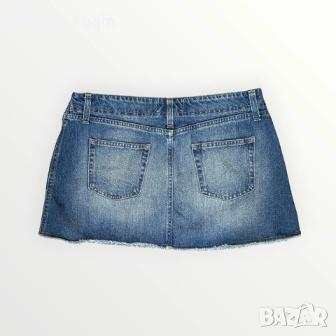 Дамска дънкова пола Benetton, снимка 2 - Поли - 52102551