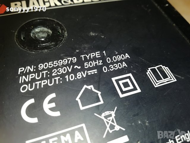 black & decker 10,8v lithium charger 0606211850, снимка 11 - Други инструменти - 33124489