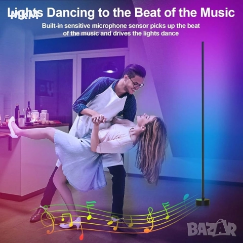 Нова интелигентна RGB лампа LED лампа с приложение , дистанционно, снимка 3 - Лед осветление - 52449365