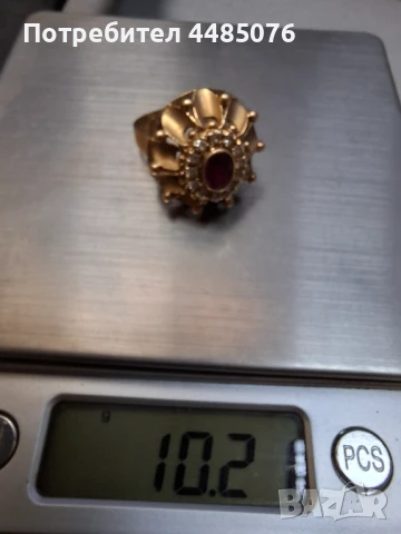 ЗЛАТЕН ПРЪСТЕН ДАМСКИ 14К. 10.21ГРАМА , снимка 5 - Пръстени - 50806259