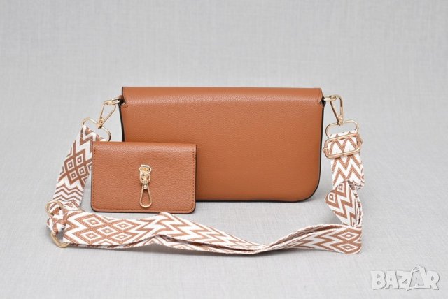 Стилна и елегантна дамска чантичка + портмоне, снимка 3 - Чанти - 44114590