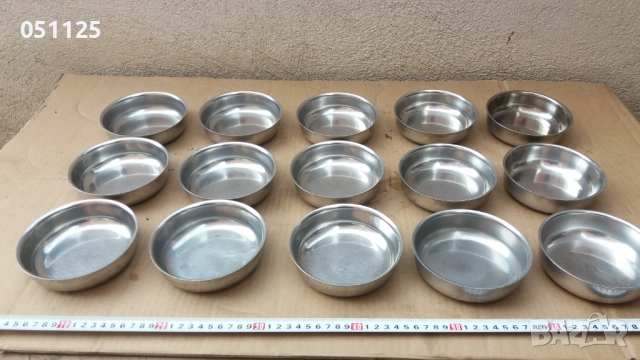 никел - комплект от 15 купички за сладко , снимка 7 - Други ценни предмети - 52605568