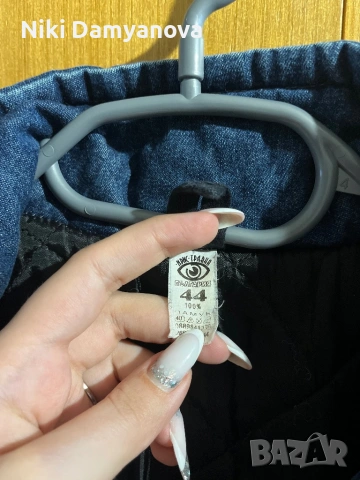 Зимно дънково яке с пух, снимка 2 - Якета - 53375545