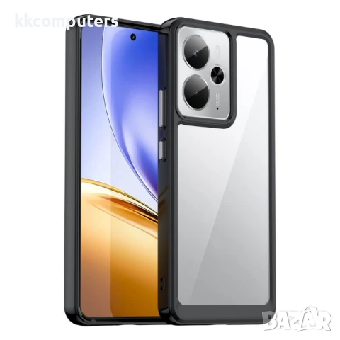 Realme 14 5G / 14T 5G Силиконов Калъф TPU+Acrylic и Протектор