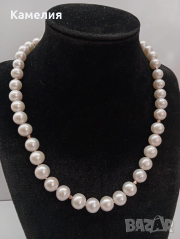 Огърлица с перли , снимка 4 - Колиета, медальони, синджири - 52347713
