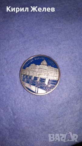 Souvenirs et Patrimoine CHAISES BIEUES NEGRESCO NICE Côte d'Azur ЕМАЙЛИРАН ПОСРЕБРЕН ЖЕТОН 322381  , снимка 4 - Нумизматика и бонистика - 38258938