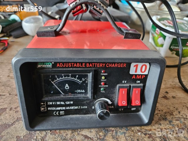 Зарядно за автомобили от 6 и 12v, снимка 3 - Аксесоари и консумативи - 43893163