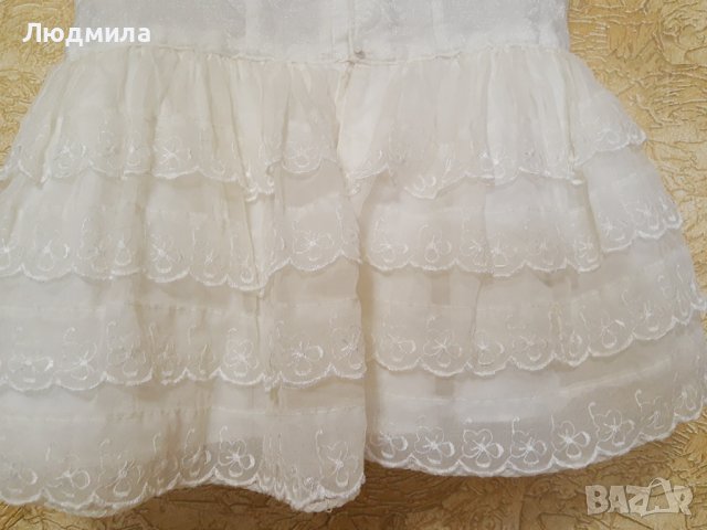 Детска рокля,за тържества, снимка 5 - Бебешки рокли - 42935538