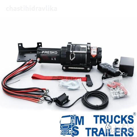 Електрическа лебедка със синтетично въже PRESKO T-REX 3.5 12V