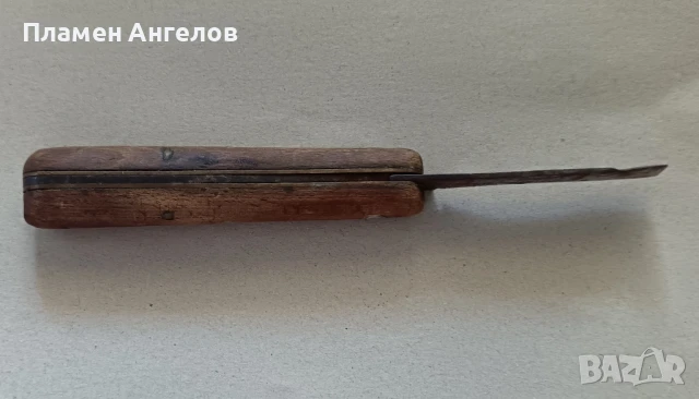 Стара българска антикварни ножка, старо сгъваемо ножче, снимка 5 - Антикварни и старинни предмети - 51018554