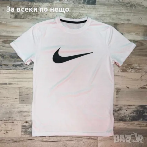 Nike Мъжка Бяла Тениска👕Мъжка Блуза С Къс Ръкав В Бял Цвят Найк Код B297
