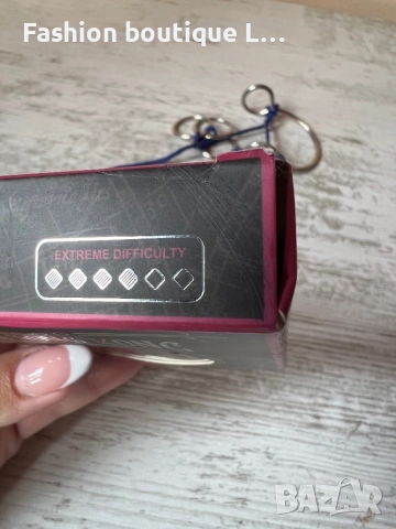 Метален пъзел с въженце ( много висока трудност ) ❤️, снимка 4 - Други игри - 52412842