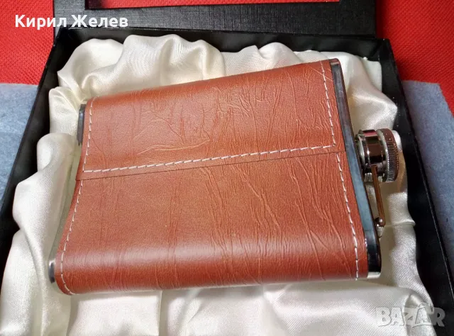 ЛУКСОЗНО ШИШЕ За УИСКИ или ДРУГ АЛКОХОЛ от БЛАГОРОДНА НЕРЪЖДАЕМА СТОМАНА с КУТИЯТА му 47599, снимка 16 - Други ценни предмети - 47708498