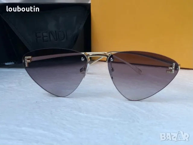 Fendi Дамски слънчеви очила тъиъгълни 3 цвята, снимка 5 - Слънчеви и диоптрични очила - 47930952