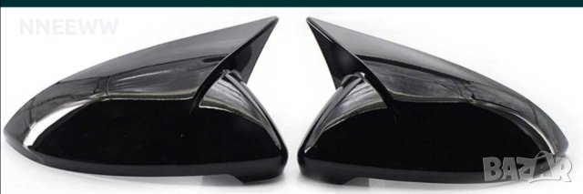 Капаци за огледала тип Batman за Volkswagen Golf 7 7.50/ Черен лак, снимка 2 - Аксесоари и консумативи - 44059568