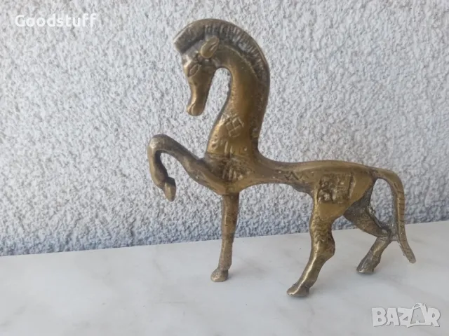 Кон, бронз, рядък,фигура, статуетка, етруски,винтидж