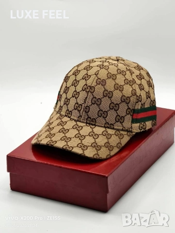 GUCCI ⚜️ Унисекс Модел , снимка 6 - Шапки - 53289155