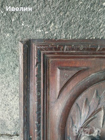стара дърворезба,авторска, снимка 3 - Антикварни и старинни предмети - 32778505
